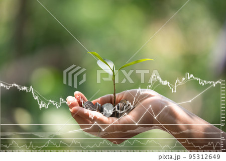 Business growth and money management 95312649