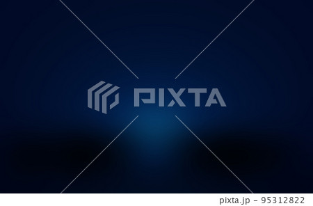 Abstract Luxury gradient Blue background. Smooth Dark blue with Black vignette Studio Banner. 95312822