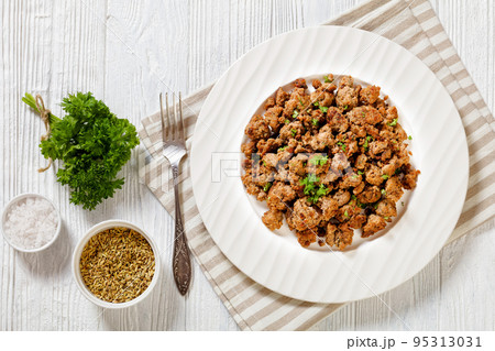 fried Italian sausage of freshly ground pork meat 95313031