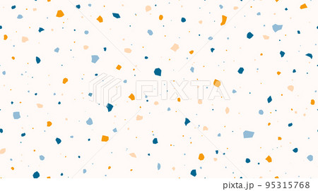 Terrazzo seamless pattern. Repeating floor texture. Beige mosaic background. Trendy surface and textile design. Vector Terrazzo seamless pattern. Repeating floor texture. Beige mosaic background. Trendy surface and textile design. Vector 95315768