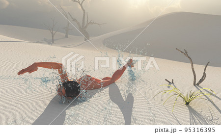 Desert swimmer Desert swimmer 95316395