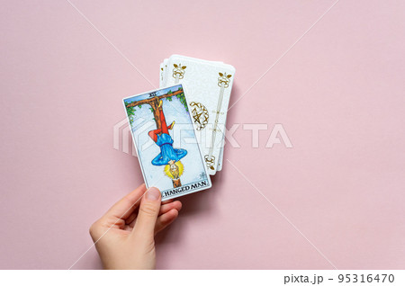 The classic card of Rider Waite deck The classic card of Rider Waite deck 95316470