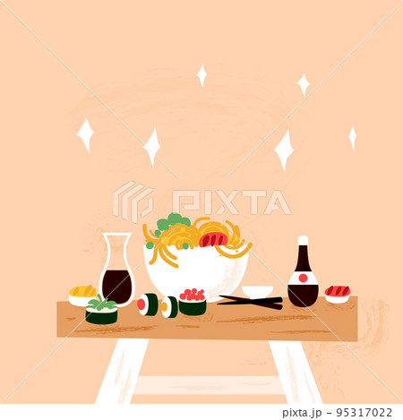 Sushi Table Menu 95317022
