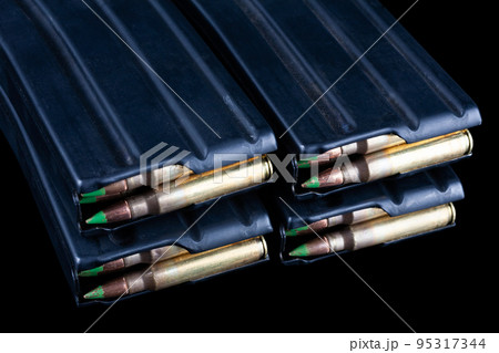 5.56mm NATO ammunition in magazines 5.56mm NATO ammunition in magazines 95317344