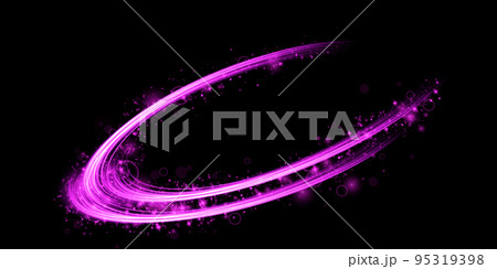 Abstract light lines of movement and speed with purple color sparkles. Light everyday glowing effect. semicircular wave, light trail curve swirl, car headlights, incandescent optical fiber png. Abstract light lines of movement and speed with purple color sparkles. Light everyday glowing effect. semicircular wave, light trail curve swirl, car headlights, incandescent optical fiber png. 95319398
