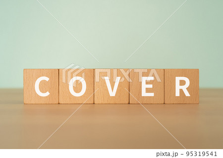 COVERと書かれたブロック 95319541