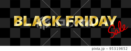 ブラックフライデーの広告テンプレート　横長 95319652
