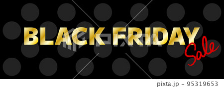 ブラックフライデーの広告テンプレート 横長 ブラックフライデーの広告テンプレート 横長 95319653