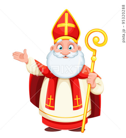 Saint Nicholas or Sinterklaas. Merry Christmas 95320288