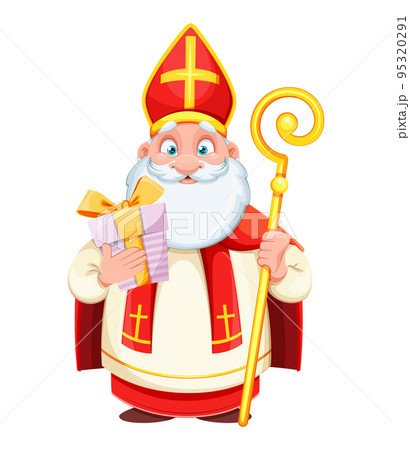 Saint Nicholas or Sinterklaas. Merry Christmas 95320291