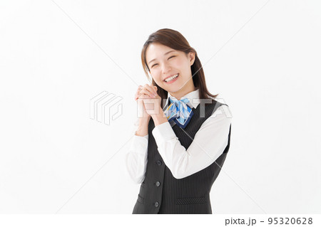 事務服を着た女性 事務服を着た女性 95320628