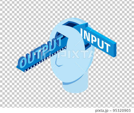 Image illustration of input output Image illustration of input output 95320903