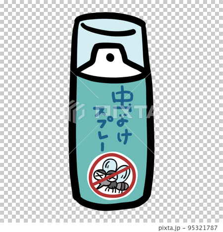 Illustration material of insect repellent spray Illustration material of insect repellent spray 95321787