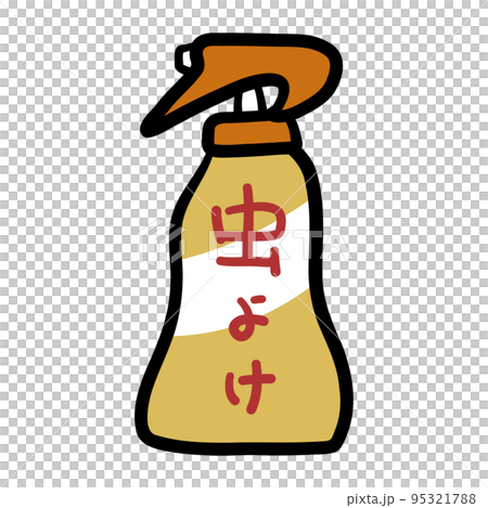 Illustration material of insect repellent spray 95321788