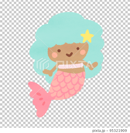 人魚のイラスト 95321909