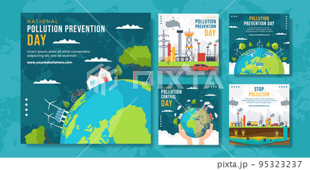 National Pollution Prevention Day Social Media Post Flat Cartoon Hand Drawn Templates Illustration National Pollution Prevention Day Social Media Post Flat Cartoon Hand Drawn Templates Illustration 95323237
