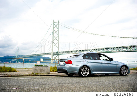 【兵庫県】明石海峡大橋と車 【兵庫県】明石海峡大橋と車 95326169