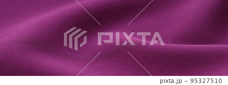 Purple iridescent fabric texture background. Luxurious pattern of draped fabric Purple iridescent fabric texture background. Luxurious pattern of draped fabric 95327510