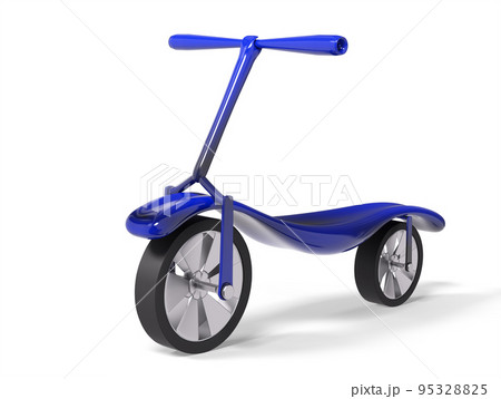 Kick scooter isolated 3d render 95328825