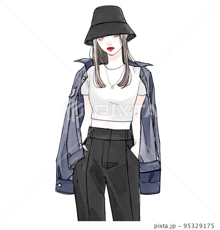 おしゃれな女性 95329175