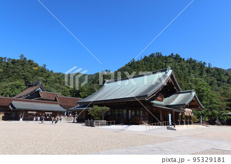 Izumo Taisha Shrine Kaguraden in Izumo city, Shimane, Japan. September 30, 2022 Izumo Taisha Shrine Kaguraden in Izumo city, Shimane, Japan. September 30, 2022 95329181