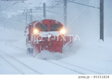 信越本線 黒姫ー妙高高原 JR東日本 DE15-2505(長野) 複線型 排雪列車 ラッセル 信越本線 黒姫ー妙高高原 JR東日本 DE15-2505(長野) 複線型 排雪列車 ラッセル 95331828