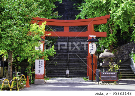 東京都　愛宕神社（あたごじんじゃ）　大鳥居 95333148