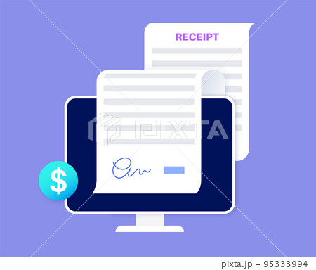 receipt document form 95333994
