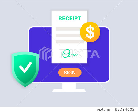 receipt document form 95334005