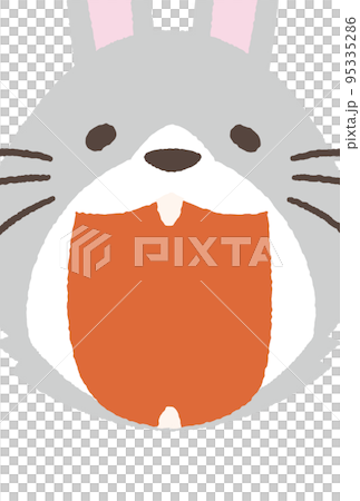 年賀状 イラストベクター素材 95335286