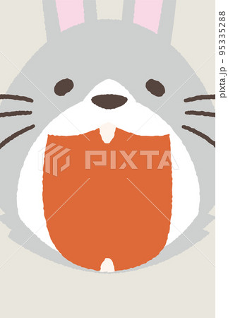 年賀状 イラストベクター素材 年賀状 イラストベクター素材 95335288