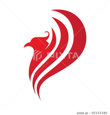 Phoenix Vector Icon Illustration 95335380