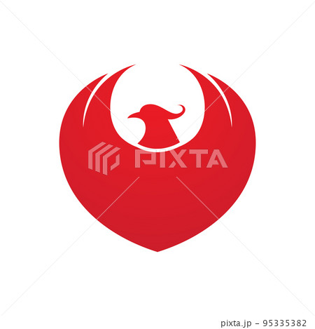 Phoenix Vector Icon Illustration 95335382