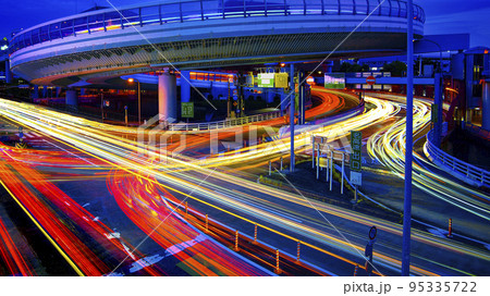 名古屋高速の黒川出入口 A 名古屋高速の黒川出入口 A 95335722