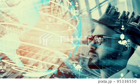 Future building construction and inventive engineering project 95336550