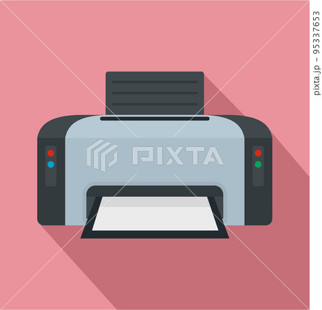 Copier printer icon. Flat illustration of copier printer vector icon for web design 95337653