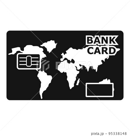 Credit bank icon. Simple illustration of credit bank vector icon for web design isolated on white background 95338148