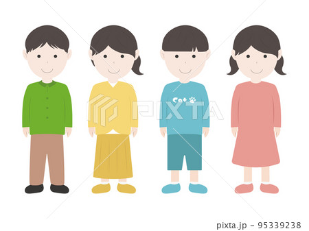 可愛い人物 イラスト 95339238