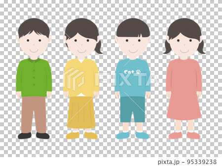 可愛い人物 イラスト 95339238