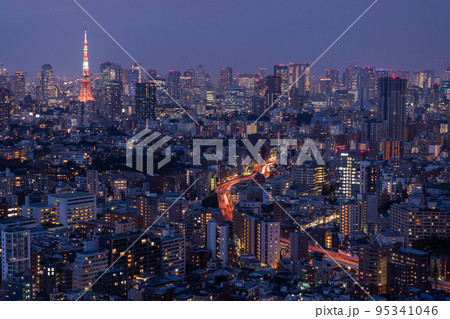 《東京都》東京都市夜景 95341046