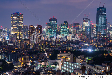 《東京都》東京都市夜景 《東京都》東京都市夜景 95341070