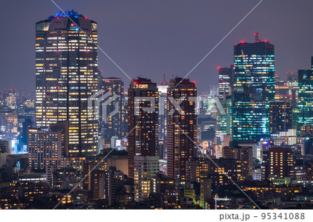 《東京都》東京都市夜景 《東京都》東京都市夜景 95341088