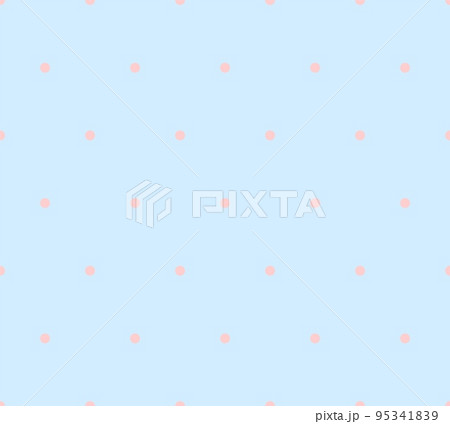 Seamless pea dots vector pattern, faded pastel...のイラスト素材 [95341839] - PIXTA