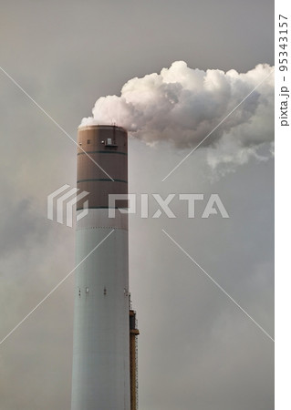 Smoking power plant Smoking power plant 95343157
