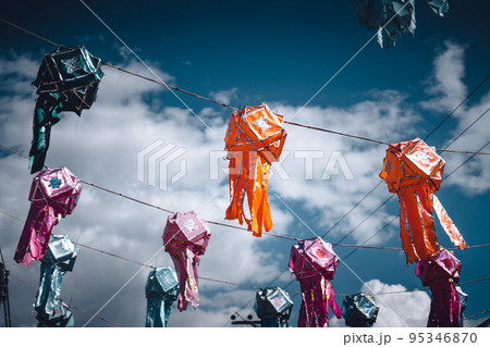 Lantern Festival in the sky at Pai Walking Street Lantern Festival in the sky at Pai Walking Street 95346870