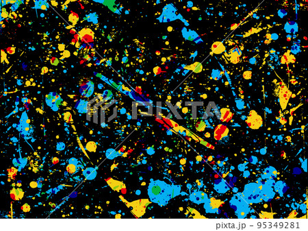 abstract vector paint color and splashes style. pattern splatter design background. illustration vector design. 95349281