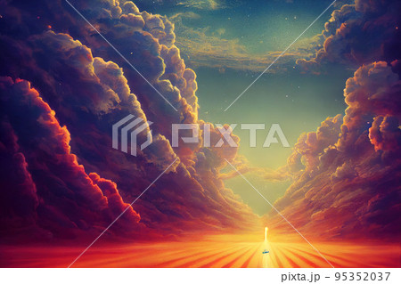 Pray for dog and faith for happiness and spectacular new hope 3D illustration Pray for dog and faith for happiness and spectacular new hope 3D illustration 95352037