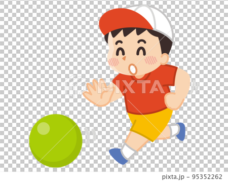 當心孩子跳出男孩追球 95352262