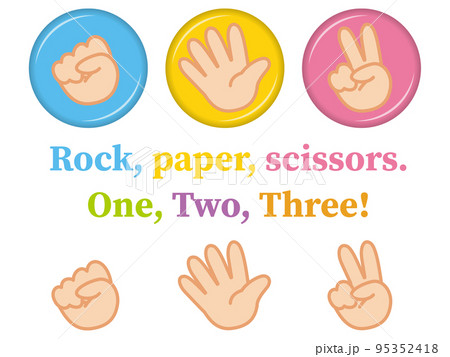 じゃんけん　グーチョキパー 95352418