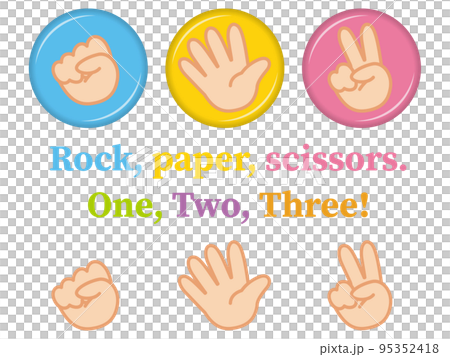 じゃんけん　グーチョキパー 95352418